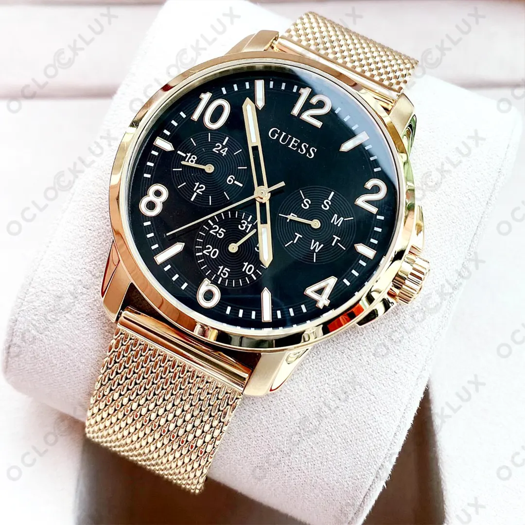 Montre Homme en Acier Voyage GS W1040G3 11 montre homme GUESS W1040G3 5
