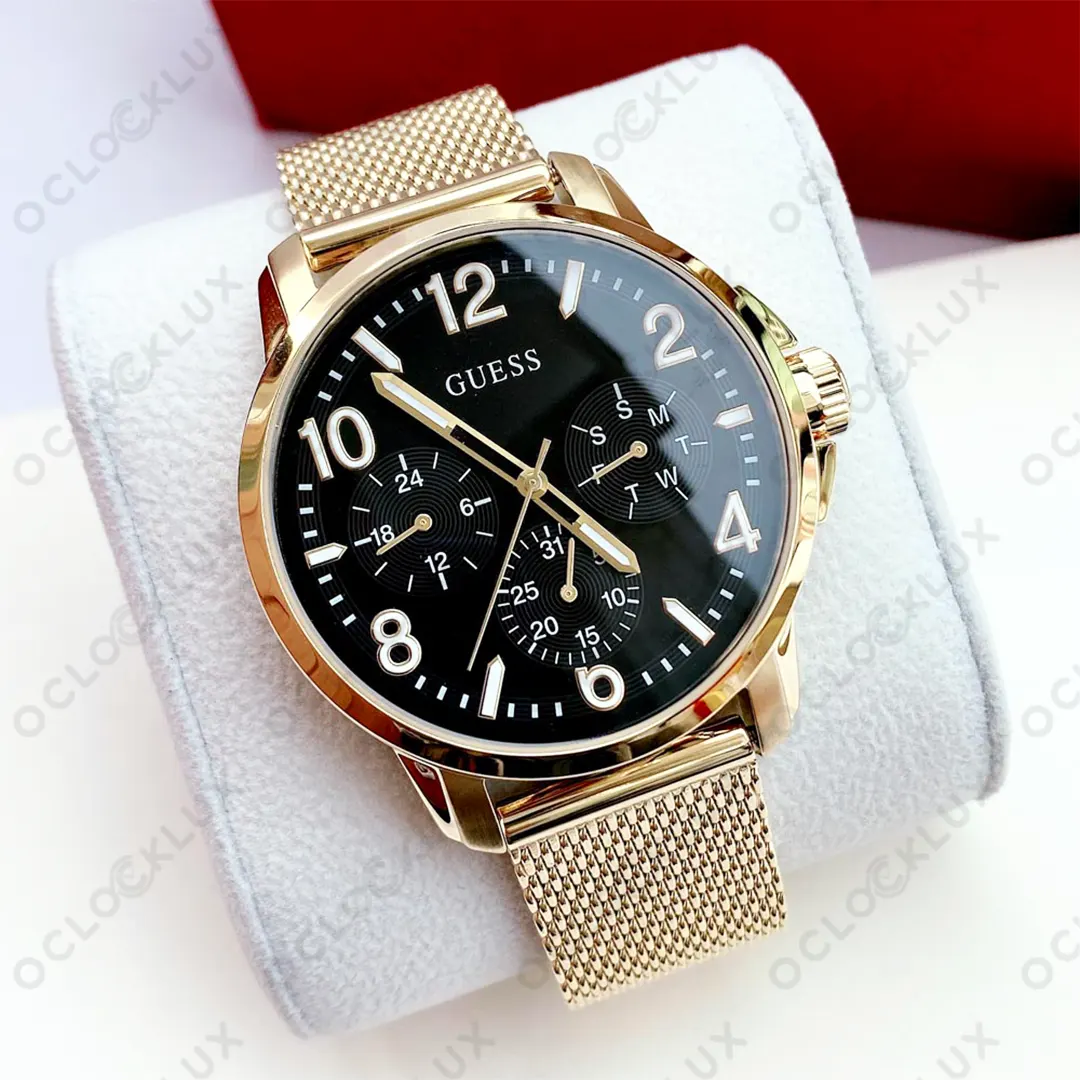 Montre Homme en Acier Voyage GS W1040G3 12 montre homme GUESS W1040G3 6
