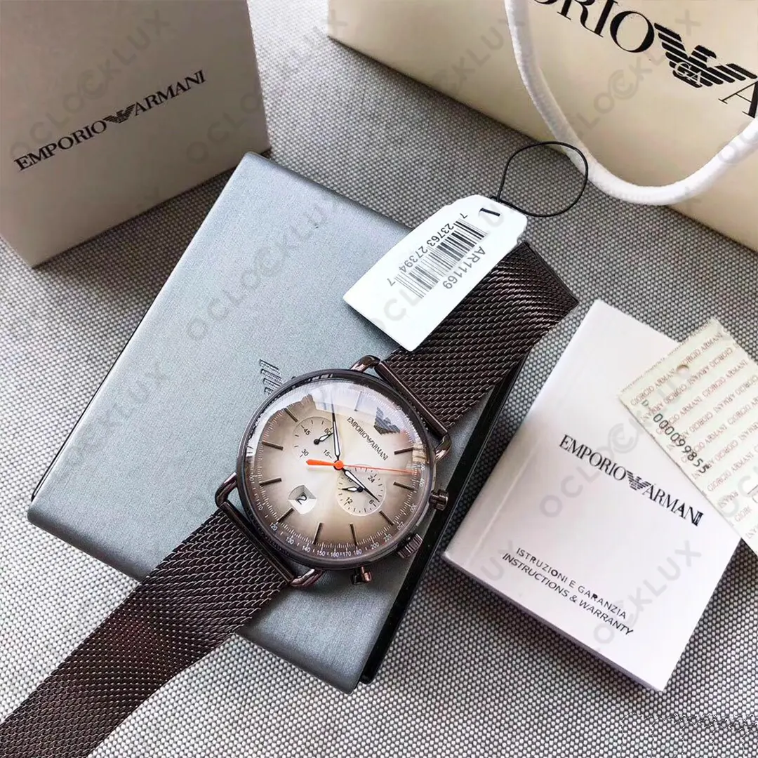 Montre Homme Emporio Armani Aviator AR11169 14 montre homme emporio armani ar11169 6