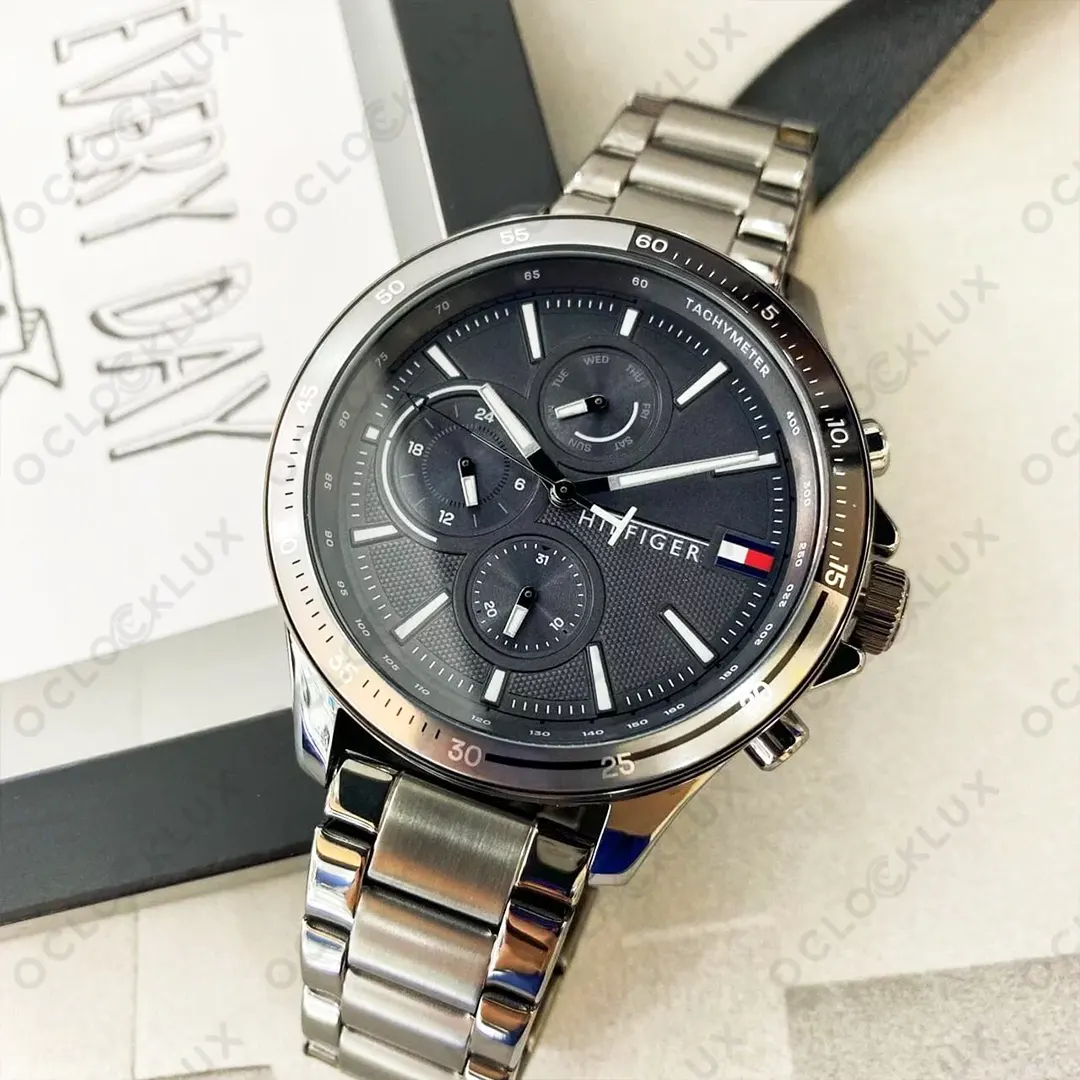 Montre Homme Tommy Hilfiger Bank 1791719 9 montre homme tommy hilfiger bank 1791719 4