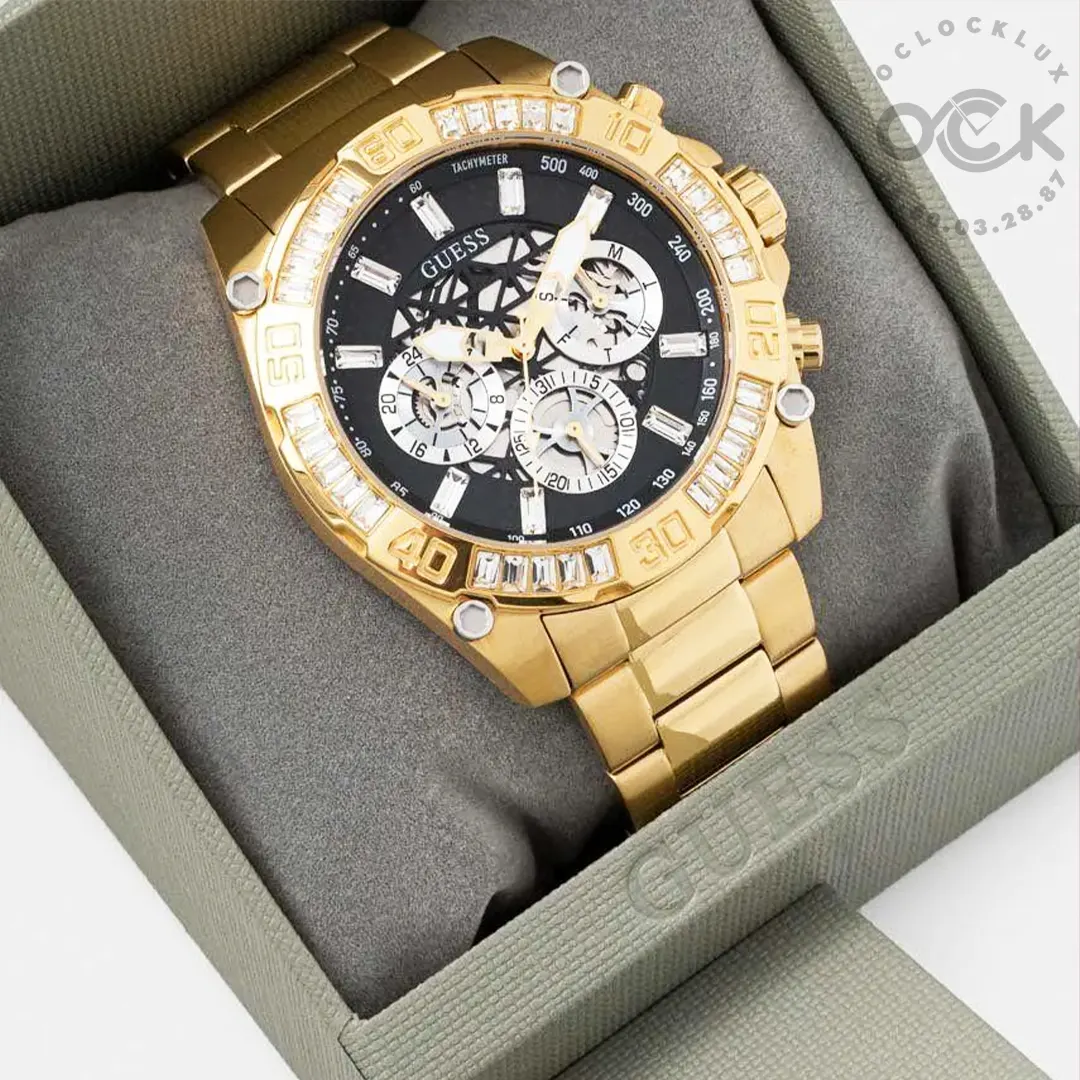 Montre Homme en Acier Guess Continental GW0390G2 10 Montre Homme en Acier Guess Continental GW0390G2