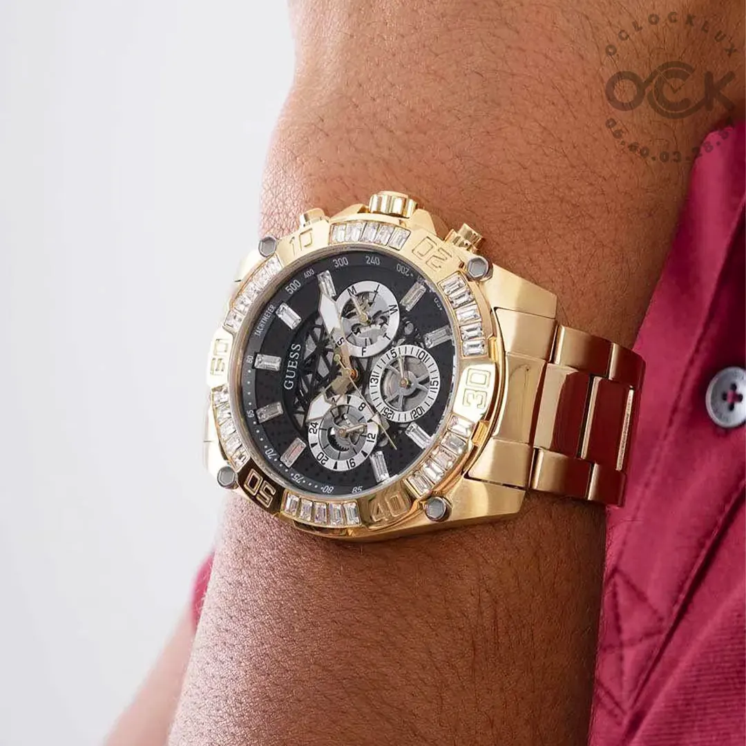 Montre Homme en Acier Guess Continental GW0390G2 11 Montre Homme en Acier Guess Continental GW0390G2