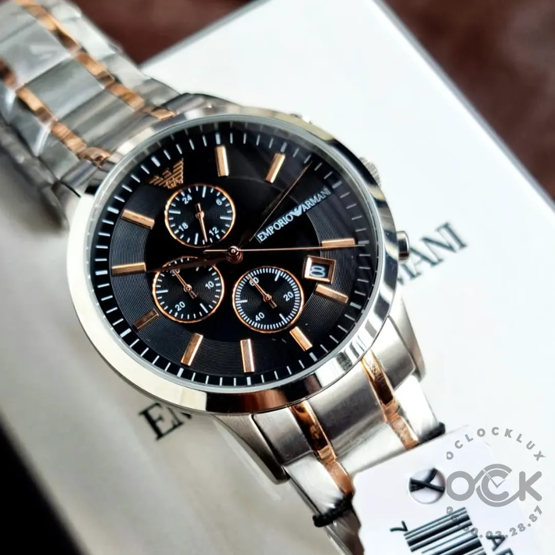 Montre Homme Emporio Armani Renato AR11165 18 Montre Homme Emporio Armani Renato AR11165