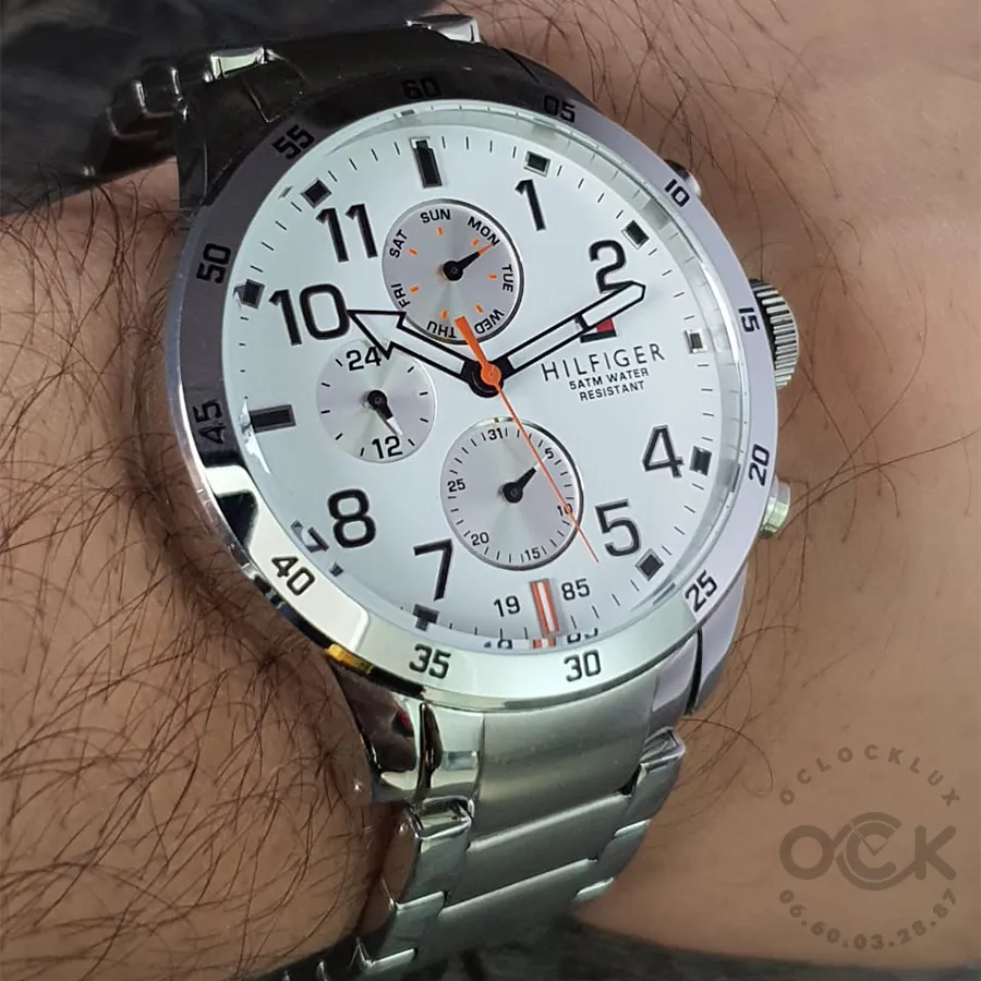 Montre Homme Tommy Hilfiger en Acier 1791140 10 Montre Homme Tommy Hilfiger en Acier 1791140