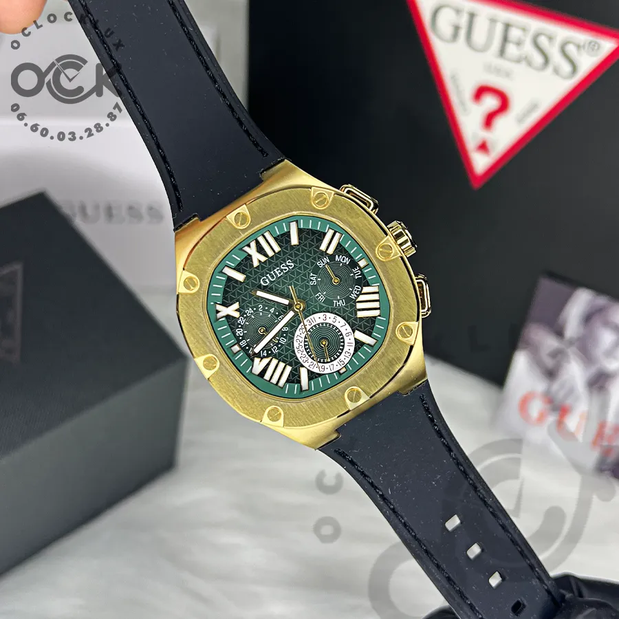 Montre Homme Guess Burgundy Gunmetal GW0571G3 18 Montre Homme Guess Burgundy Gunmetal GW0571G3