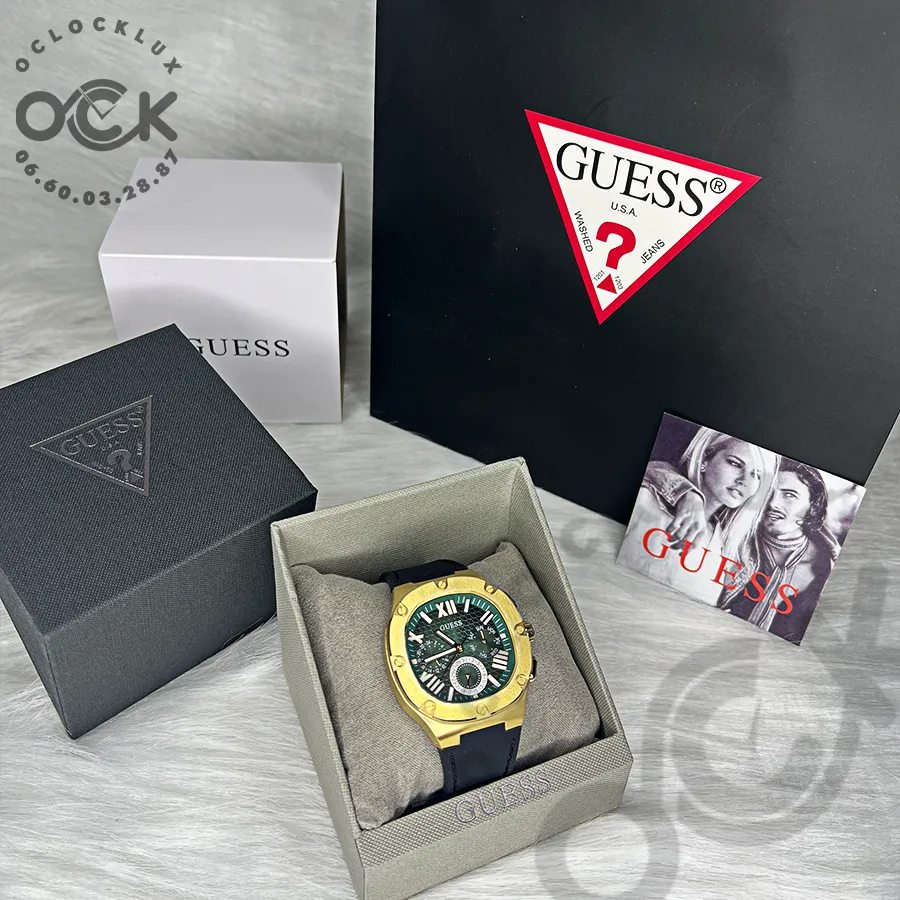 Montre Homme Guess Burgundy Gunmetal GW0571G3 20 Montre Homme Guess Burgundy Gunmetal GW0571G3