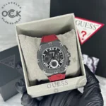 Montre Homme Guess Burgundy Gunmetal GW0571G4 – Image 6