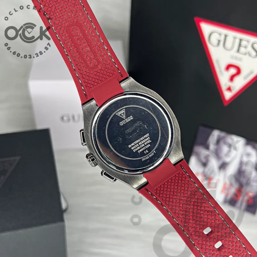 Montre Homme Guess Burgundy Gunmetal GW0571G4 20 Montre Homme Guess Burgundy Gunmetal GW0571G4
