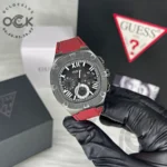 Montre Homme Guess Burgundy Gunmetal GW0571G4 – Image 3